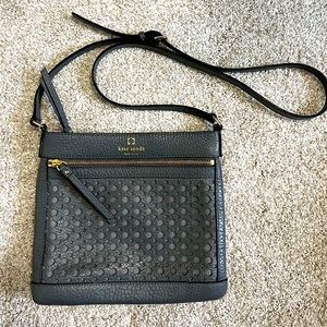 Kate Spade Perri Lane Bubbles Reidy Crossbody Gray